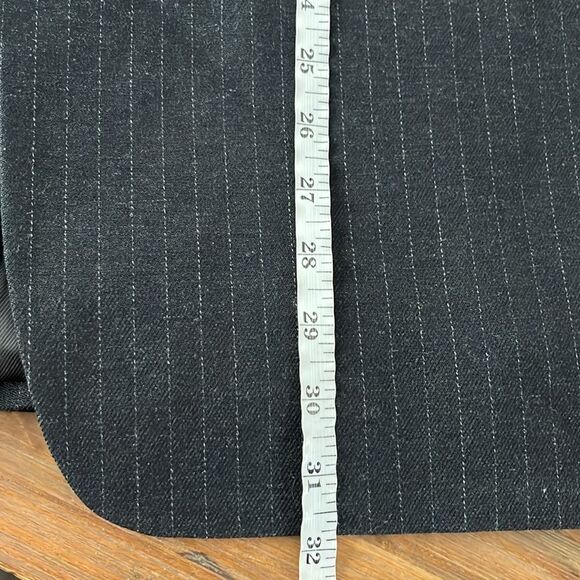 NEW Zara Pinstripe Mens Suit Jacket Blazer Size 40 - Picture 9 of 10